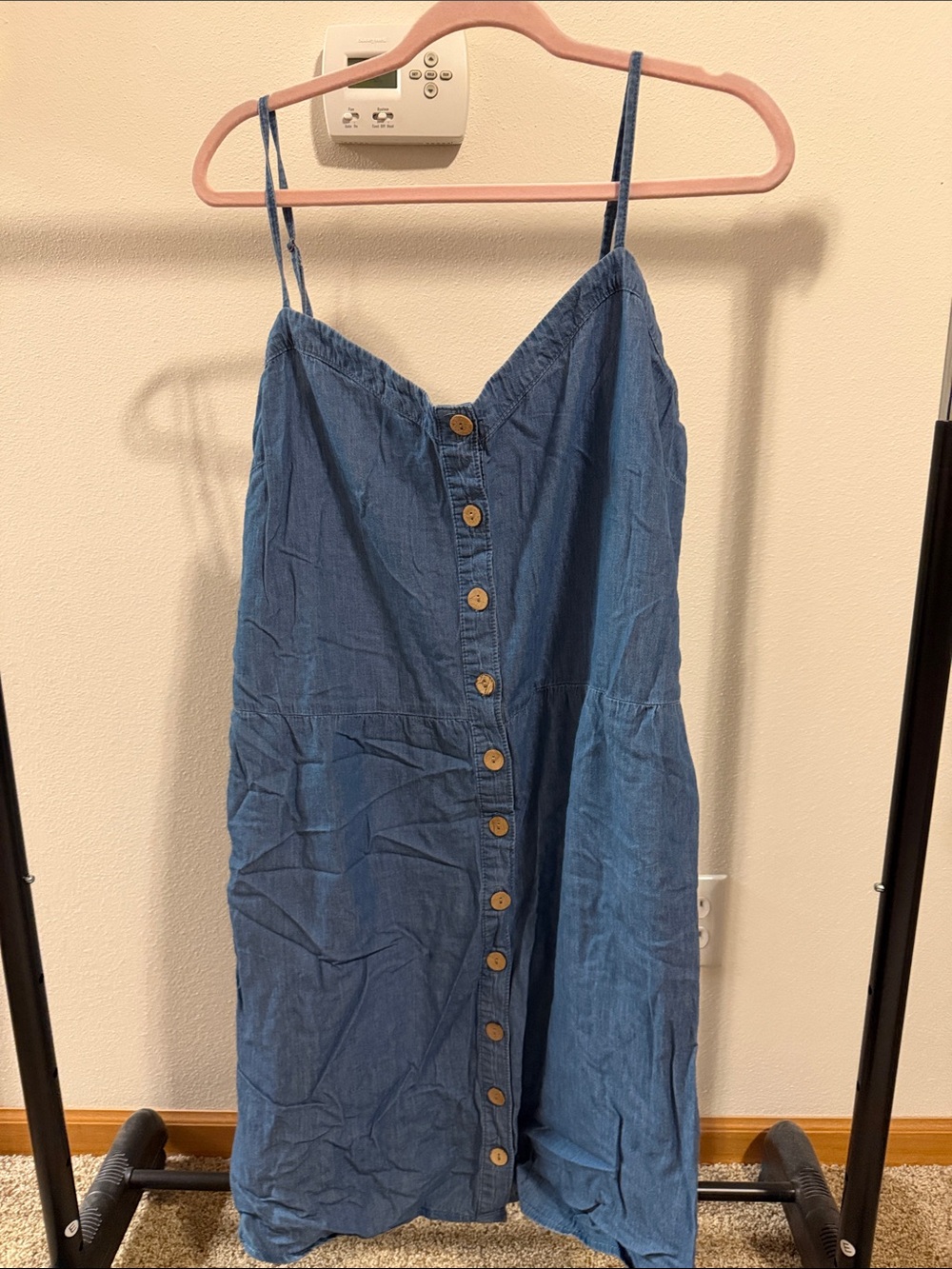 NWT Maurices XXL Denim Sleeveless Button-Front Women's Sundress